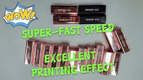 SUPER-FAST SPEED FULL AUTOMATIC SCREEN PRINTING MACHINE FOR SQUARE LIPSTICK TUBE,