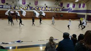 VCS Junior High Color Guard Performing at Amador Valley HS 2017