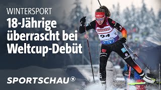Biathlon: Julia Tannheimer debütiert erfolgreich in Ruhpolding | Sportschau