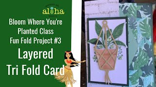 Layered Tri Fold Card