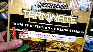 Proof That Earth Worms Eat the Spectracide Terminate Termite Stakes