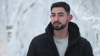 Karla kaplanan Yıldız Dağlarında görsel şölen