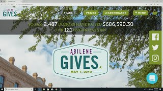 Abilene Gives helping 121 local non-profits of all sizes