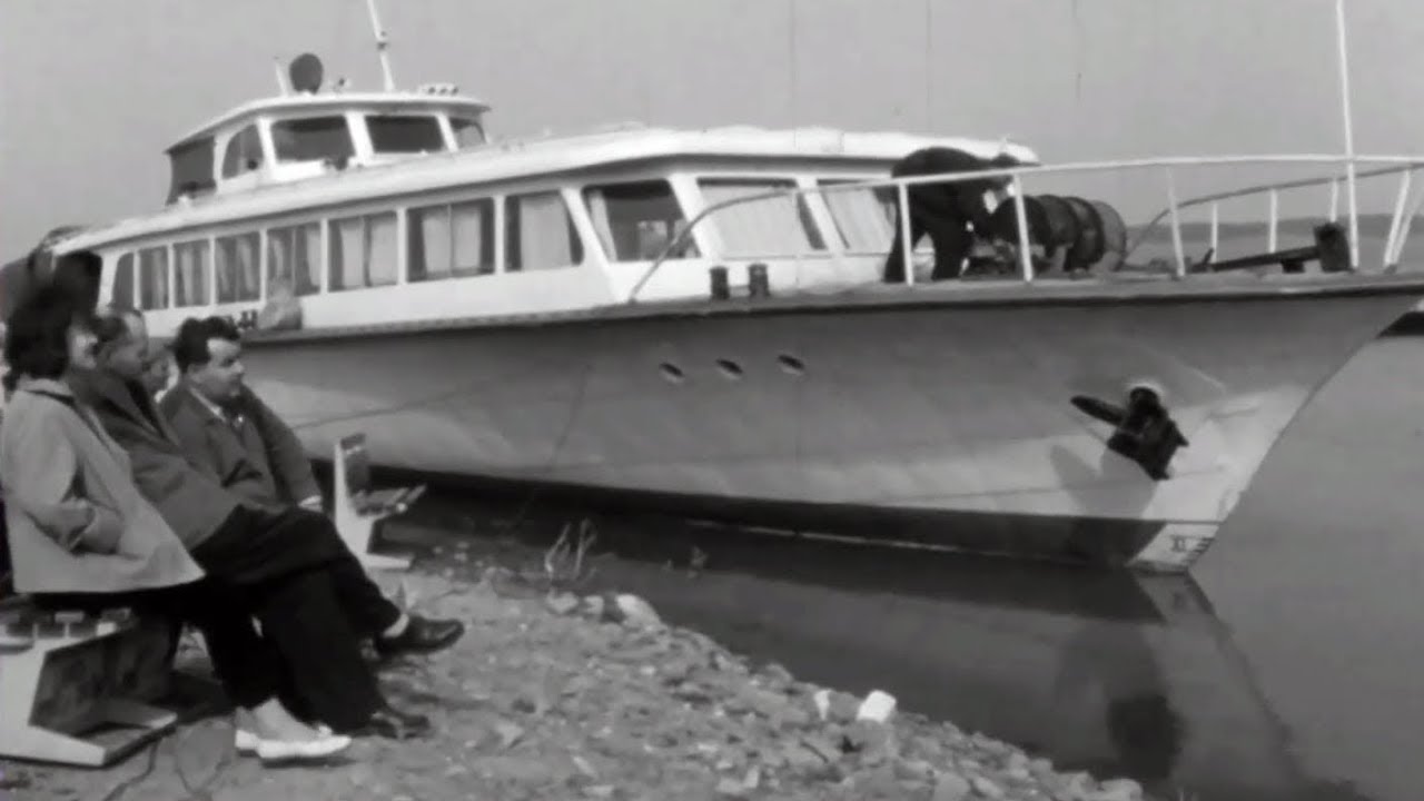 Oravská priehrada v roku 1962