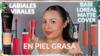 REVIEW COMPLETA 😱 10H con Infaillible Matte cover 4% Niacinamida L'OREAL  ¿AGUANTARÁ?⎥Monica Vizuete 