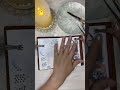 【ASMR】1 min jounaling 台風の音が入ってて、すみません🌀#コラージュ#トラベラーズノート #travelersnotebook #手帳#scrapbooking #asmr