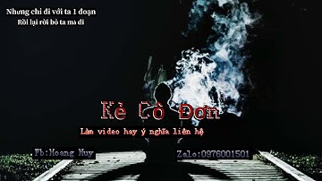 Những Câu Nói Hay Ý Nghĩa Của Kẻ Cô Đơn[Hoàng Huy]