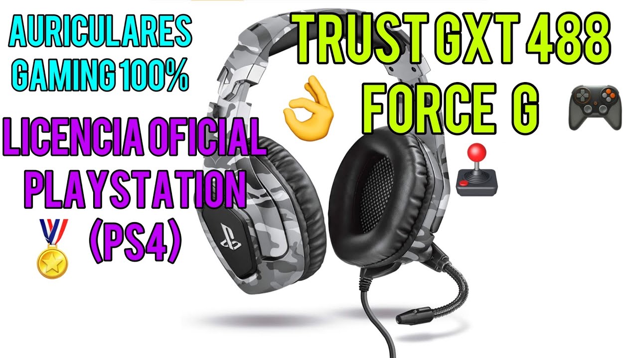 Auriculares Gaming Trust GXT488 para PS4