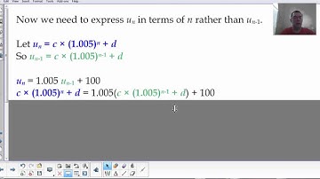 Modeling Using Recurrence Relations
