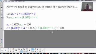 Modeling Using Recurrence Relations