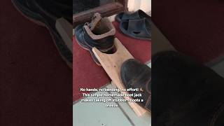 How to Make and Use a DIY Wooden Boot Jack | Easy Boot Remover