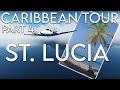 Barbados to St. Lucia  | Caribbean Tour Part 4 | Microsoft Flight Simulator 2020