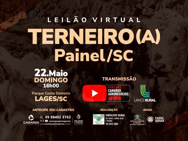 34ª FEIRA DO GADO GERAL PAINEL SC 