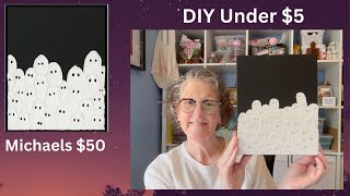 Michaels Ghost Painting Dupe | Decore for less