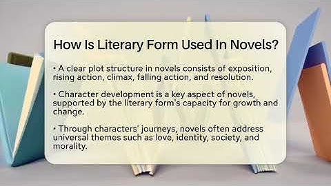 How Is Literary Form Used In Novels? - The Prose Path