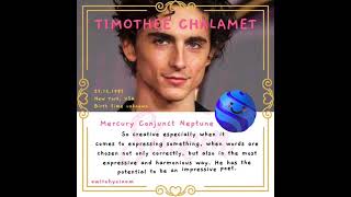 Celebrity Timothée Chalamet Birth Chart - Astrology Profile