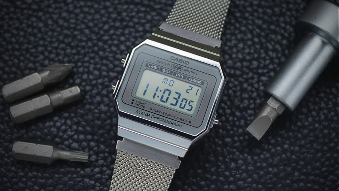  Casio A700W-1A Digital Unisex Watch Retro Stainless