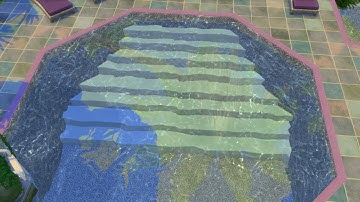 The Sims 4 Tutorial: Pool Stairs (No CC/Base Game, Spa Day or Get to work Required) See Description!