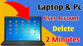 Computer Me User Account Kaise Delete Kare | How To Delete Laptop User Account 100% | Windows 7 Resimi