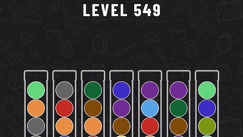 Ball Sort Puzzle Level 549 #ballsortpuzzle #ballsortpuzzlegameplay #puzzlegame #mobilegames