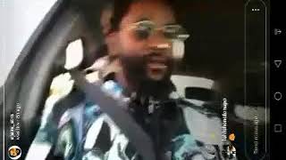 Sjava freestyles live on Instagram.