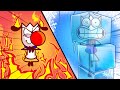 HOT vs COLD Challenge! FIRE Puppy VS ICY Max - Funny Situations