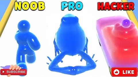 NOOB vs PRO vs HACKER - In Slime Conquer #slimeconquer#games #mrgames