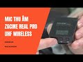 Mic thu âm không dây giá rẻ ZGCINE Real Pro UHF Wireless