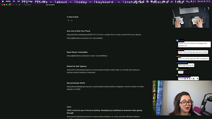 🔴@pewdiepie is a LINUX USER | CYBER SECURITY YAP SESH