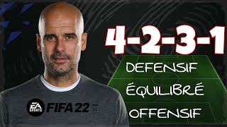 LA MEILLEUR TACTIQUE PERSO DE FIFA 22 ?  (4-2-3-1 défensif équilibre offensif)