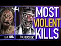 Dead By Daylight - The Most VIOLENT / Brutal KILLERS & HOW They KILL!