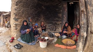 Together with the bride s grandmother and her grandchildren on a snowy day 2023