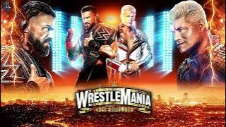 WWE Wrestlemania 39  Theme Song 'Less Than Zero' by The Weeknd.