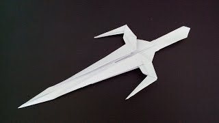 Меч оригами, origami Sword (Nakano Kay)(Designer: Nakano Kay Искусство оригами http://origamiart.ru/ Как сделать меч оригами, origami Sword Бумага - обычная офисная, формат..., 2014-08-20T15:37:35.000Z)