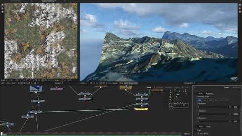 Texture setup in Fusion for realtime landscape.