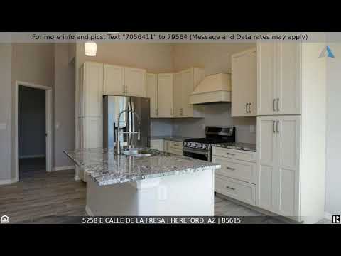 5258 E Calle De La Fresa, Hereford, AZ home video tour