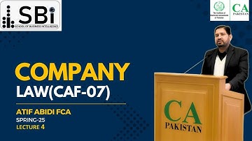 CAF 07 CLAW BY SIR ATIF ABIDI (LECTURE 4 3 OCT)