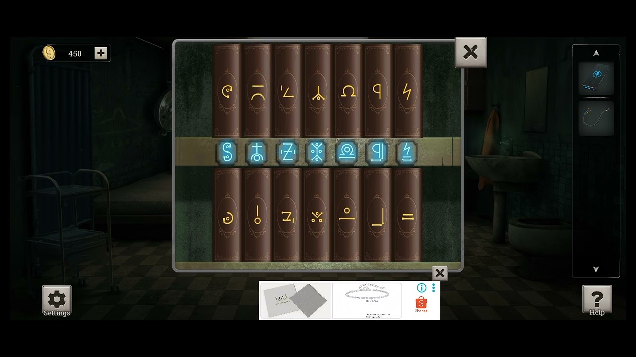 Escape from mental hospital (level 38)