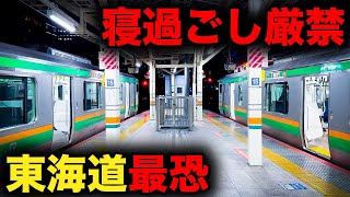 【野宿確定】深夜1時、目の前は海… 東海道線最恐終電を乗り通してみた！｜終電で終点に行ってみた#20