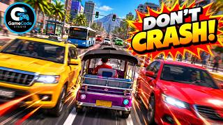 Can I Drive This Tuk Tuk Through Crazy Traffic?!  | Auto Rickshaw 3D Gameplay | 3D Rickshaw Gameplay screenshot 3