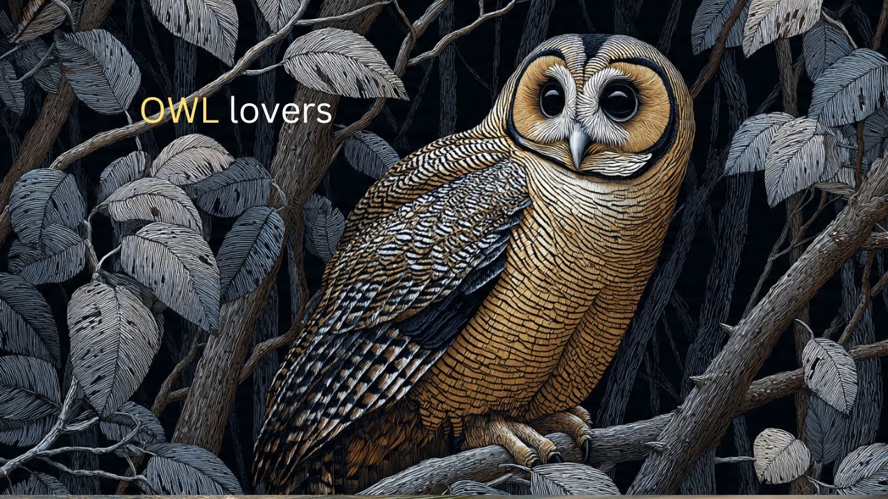 Rare & Beautiful Owl Species in Forest ambiance | for nature lovers