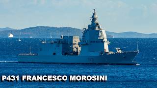 Francesco Morosini P431 - Italian Navy - Arrives in Split, Croatia