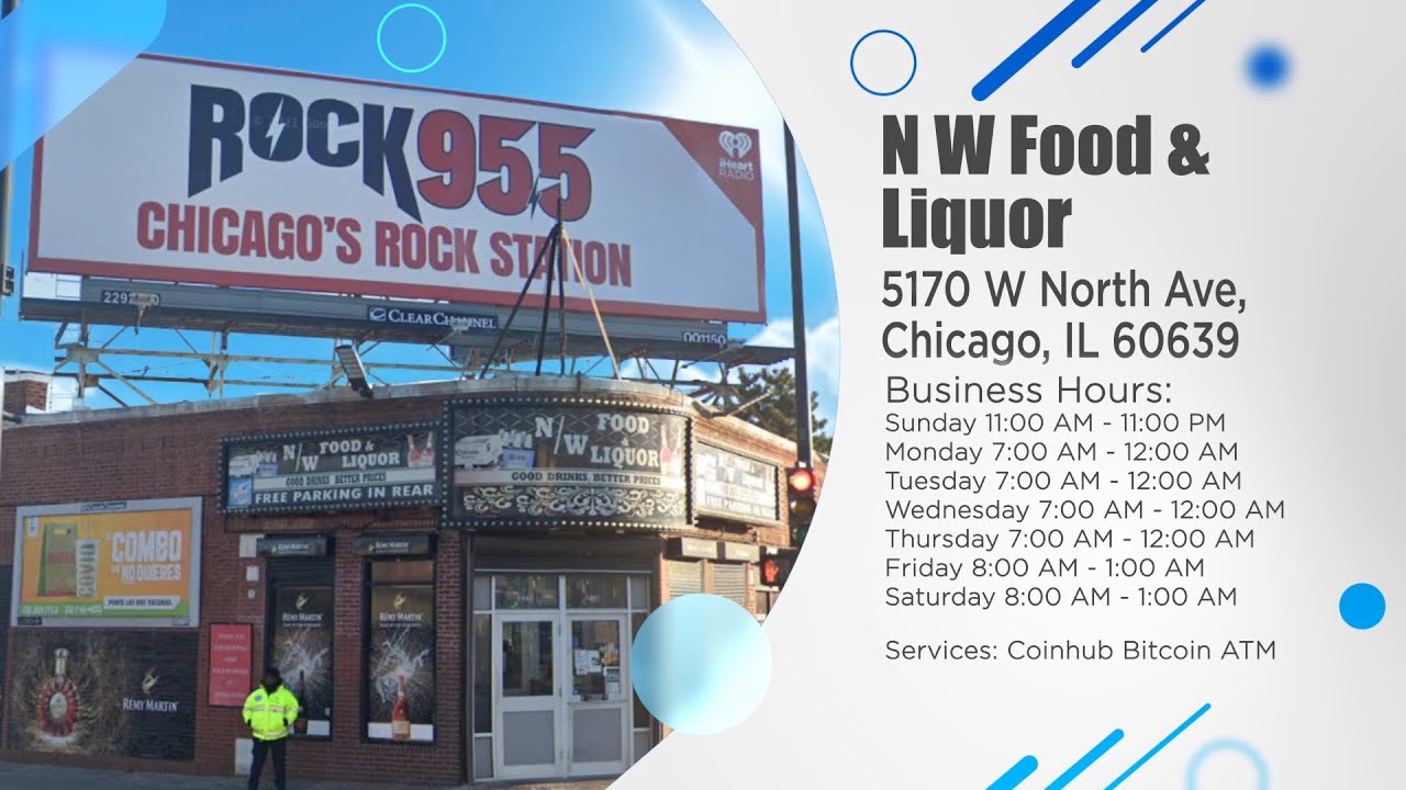 Bitcoin ATM Chicago - Coinhub ($25,000 Daily Limits) — 5170 W North Ave,  Chicago, IL 60639, USA - YouTube