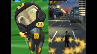 Talking Tom Hero Dash VS 3D City Run 2 screenshot 4