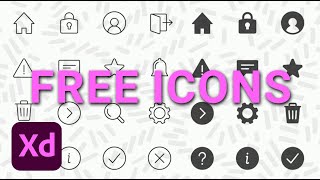 Free Icons for Your Adobe XD & UX UI Projects screenshot 1