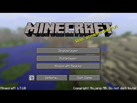 30 minutes of Minecraft Title Screen Music 1.7.10 - YouTube