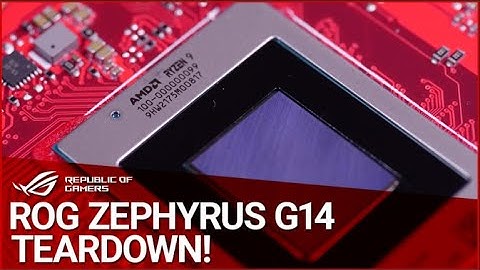 ROG Zephyrus G14 Teardown