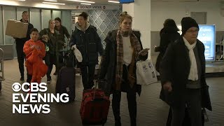 Heavy snow and strong winds expected to cause airport delays in Central U.S.