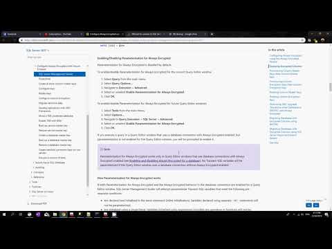 Microsoft SQL Server 2016 - Always Encrypted - Quick Setup and Testing