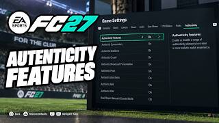 FC 27: How to TURN ONOFF Autenticity Features screenshot 5